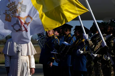 There are no walls in the church, pope says in Cyprus
