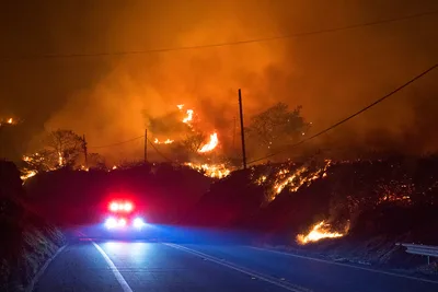 Wildfire Along California's Big Sur Forces Evacuations