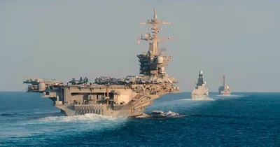 U.S. Shot Down an Iranian Drone Near an Aircraft Carrier, White House Says