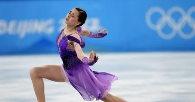 Russia’s Kamila Valieva competes after positive drug test