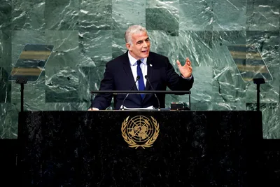 In Controversial UN Speech, Israeli PM Lapid Calls for Two-State Solution