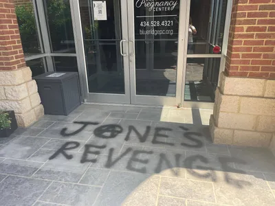Virginia pregnancy center becomes first location to be vandalized by 'Jane's Revenge' after Dobbs decision