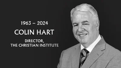 Sadness after Sudden Death of Christian Institute Founder Colin Hart