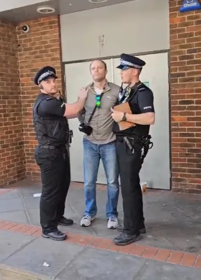 American Street Preacher Arrested in England for Preaching during LGBT Pride Event
