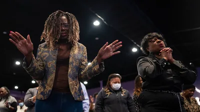 Black Pastors Group Holds Vigil for Walmart Shooting Victims