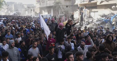 Gaza Protests against Hamas and War Stretch to Second Day