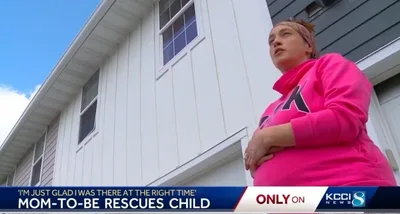 Pregnant neighbor's timely intervention saves toddler who fell from window
