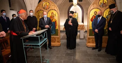 Ecumenical patriarch, cardinal meet at Georgetown University chapel | Crux Now