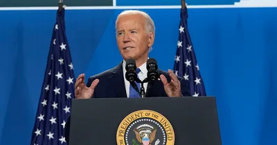 President Biden misspeaks during NATO summit press conference