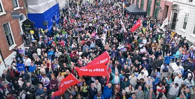 Thousands participate in first ever 'March for Jesus' in Dublin to share hope of the gospel, ...
