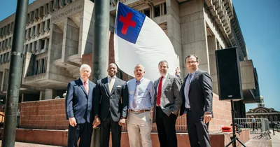 Christian Flag Flies in Boston after Supreme Court Victory