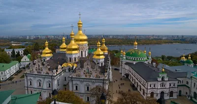 Historic Dormition Cathedral Catches Fire in Russian Strikes on Ukrainian Capital
