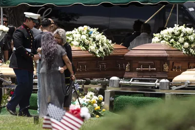 Mourners say goodbye to Uvalde teacher and her husband