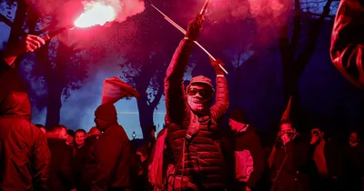 Violent lockdown protests break out in Europe