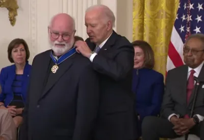 Biden Awards Priest Who Runs Gang Rehab Ministry Presidential Medal of Freedom
