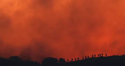 Tens of thousands evacuated due to wildfire near Los Angeles