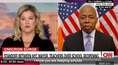 New NYC Mayor Slams COVID 'Hysteria,' Doubles Down on Keeping Schools Open: 'This Is Traumatizing Our Children'