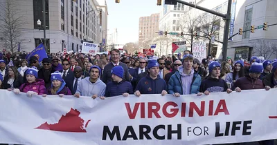 Thousands Gather for Virginia March for Life
