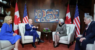 Biden, Trudeau Meet about Border and China