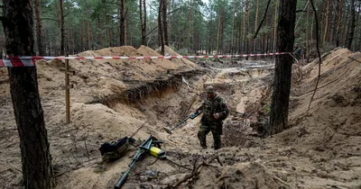 Ukraine Finds Mass Grave Site Outside Retaken City, Izium