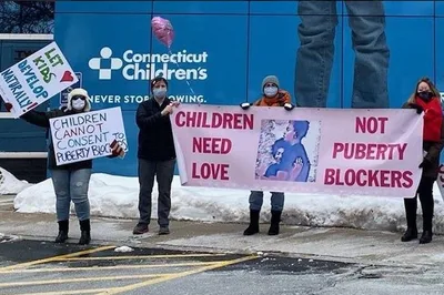 Parents join newly formed LGB group to protest outside 6 transgender clinics in US, Canada