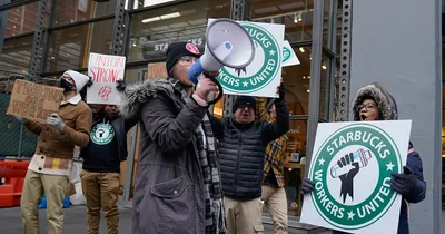 Starbucks Workers Strike at More Than 100 Locations