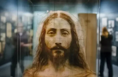AI rendition of Shroud of Turin depicts long-haired, goateed face of Jesus