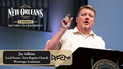 Fred Luter to nominate Jay Adkins for first vice president | Baptist Press
