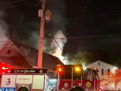 Fire destroys Catholic church on first anniversary of Dobbs decision