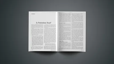 Is Patriotism Dead?