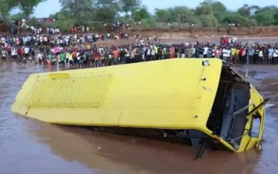 Catholics killed after bus plunges into river in Kenya
