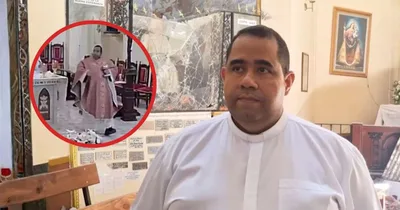 Priest takes Blessed Sacrament and flees church with faithful during earthquake in Colombia