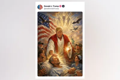 Trump Deletes ‘Blasphemous’ Post Depicting Himself as Jesus After Backlash From Conservative and Christian Leaders - RELEVANT