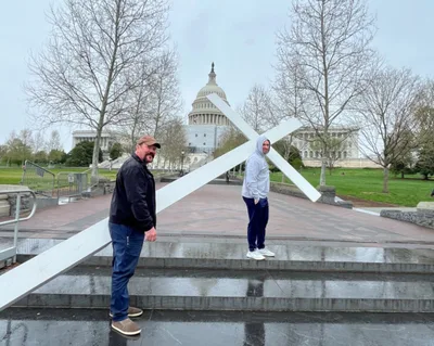 Christian Group Holds Good Friday Service on Capitol Grounds amid Free Speech Legal Battles