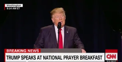Trump at Prayer Breakfast: 'Lord's grace all around us' | Baptist Press