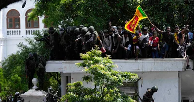 Sri Lanka’s president flees the country