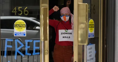 Police Arrest Dozens of Protesters Inside Israeli Consulate Building