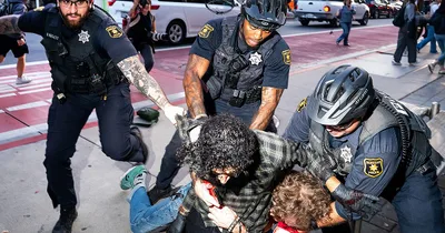 DOJ to investigate bloody protest outside TPUSA event