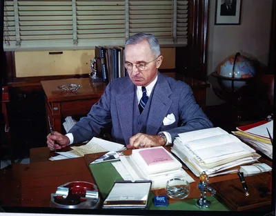 Before Trump Promoted a Bible, President Truman Blessed One