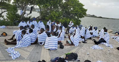 Haitian migrants run aground in the Florida Keys