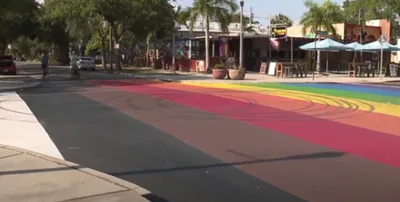 Police Searching for Drivers Who Twice Defaced LGBT Progressive Pride Mural