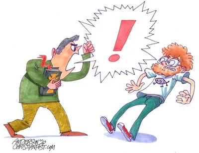 Do not confuse your bad temper with the burden of the Lord