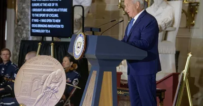 Cyclist Greg LeMond Receives Highest Congressional Honor