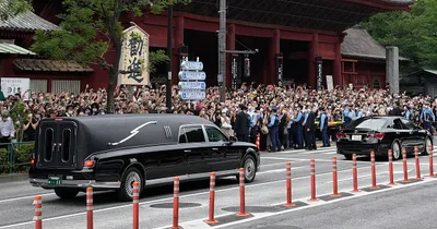 Mourners gather for Shinzo Abe’s funeral