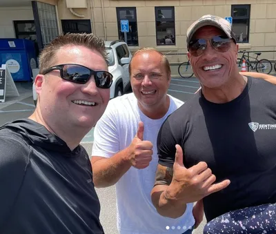 Dwayne 'The Rock' Johnson Visits Christian Homeless Outreach