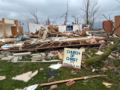 Tornado Levels Indiana Church Building - The Christian Chronicle