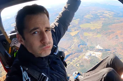 Jesus and the Disciples Parachute Out of a Helicopter in 'The Chosen In the Wild With Bear Grylls' - RELEVANT