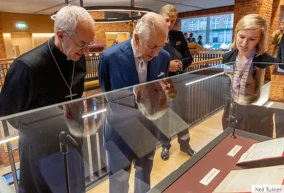 King Meets Archbishop and Faith Leaders