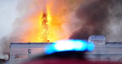 Historic Copenhagen Stock Exchange Burns