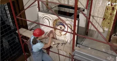Rupnik’s former studio: His art is being subjected to ‘cancel culture’